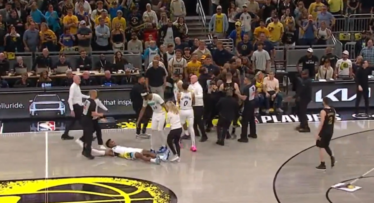 NBA košarkaš isključen posle 80 sekundi: Pogledajte tuču Indijane i Klivlenda u prvoj četvrtini (Video)
