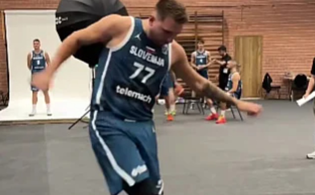 Dončić otišao na Eurobasket pa oduševio nogometnim vještinama