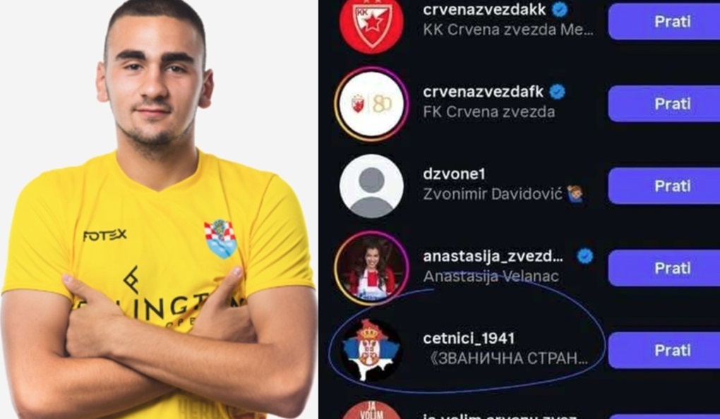 Golman Vukovara dobio otkaz jer prati „četničke stranice“