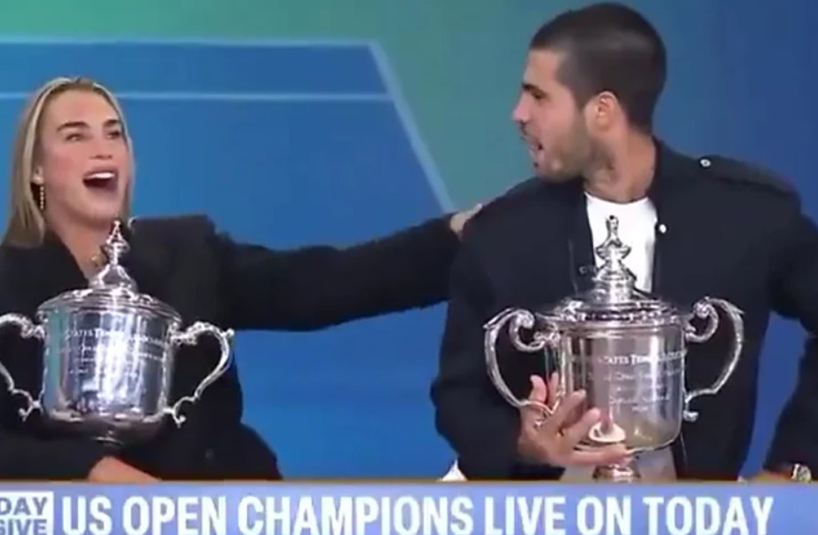 Sabalenka Alcaraza u emisiji oslovila s “Jannik”, reakcija Španca nasmijala sve prisutne (Video)