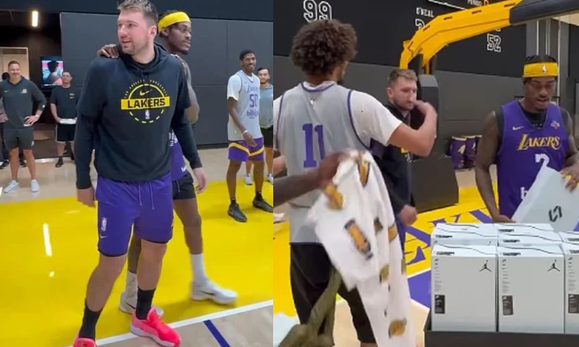 Luka Dončić iznenadio saigrače pred početak nove sezone, pogledajte šta im je poklonio