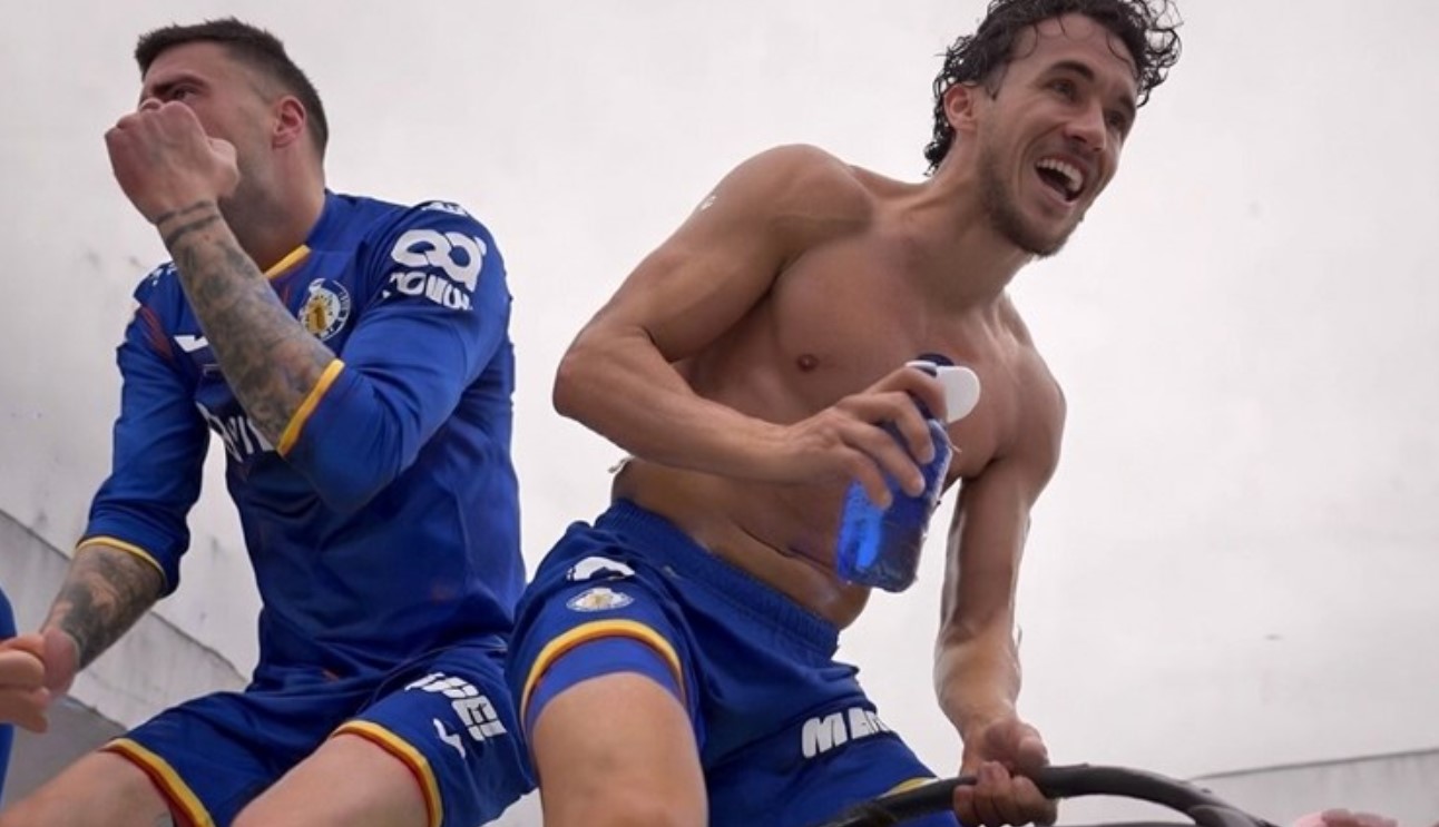 Viralna snimka slavlja povijesne pobjede Getafea kod Reala