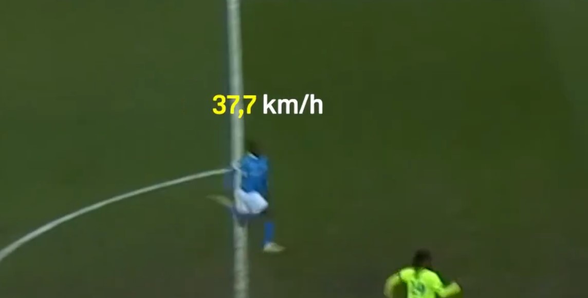 Srušen rekord evropskog nogometa: Pogledajte najbrži sprint nogometaša u igri, čak je postigao i gol